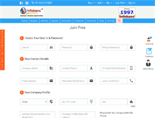 Tablet Screenshot of join.infobanc.com